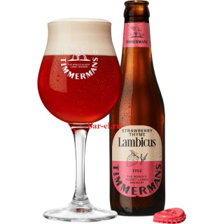 Пиво Timmermans Lambicus Strawberry Thyme 33cl / Тиммерманс Строуберри Таим Ламбикус 330 МЛ Пиво Timmermans Lambicus Strawberry Thyme 33cl / Тиммерманс Строуберри Таим Ламбикус 330 МЛ