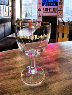 Trappistes Rochefort beer glass 15cl/ Пивной бокал Трапист Рошфор 150 МЛ Trappistes Rochefort beer glass 15cl/ Пивной бокал Трапист Рошфор 150 МЛ