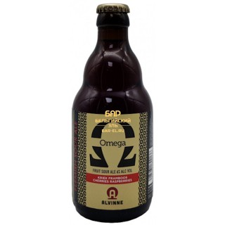 Пиво Alvinne Omega Kriek Framboos Cherries Raspepberries 33 CL / Алвин Омега Крик Фрамбоос 330 МЛ Пиво Alvinne Omega Kriek Framboos Cherries Raspepberries 33 CL / Алвин Омега Крик Фрамбоос 330 МЛ